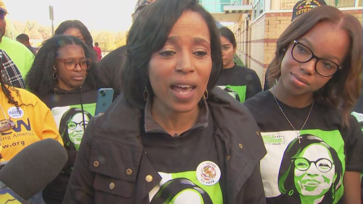 Angela Alsobrooks votes in Maryland amid high stakes US Senate race